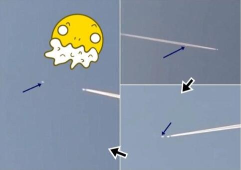 惊呆了!不明飞行物超战机 神秘