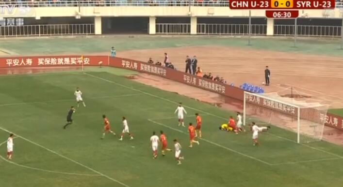 视频:国足1-1叙利亚 2018中国之队U23国际足球