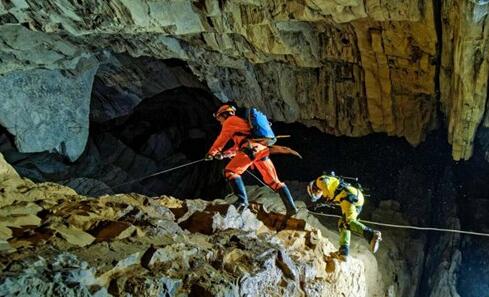 科考结果称在贵州发现“亚洲第一长洞” 喀斯特地貌景色瑰丽