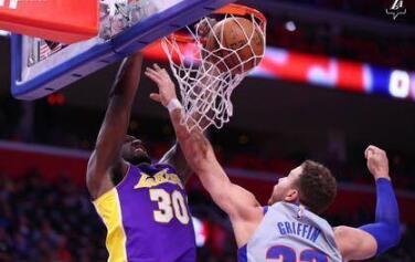 湖人无缘季后赛 奔赴客场挑战活塞无奈铩羽而归