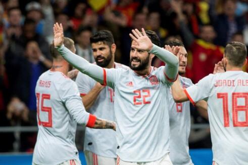 梅西缺阵!西班牙6-1阿根廷 伊斯科帽子戏法奥塔门迪为阿根廷挽回颜面