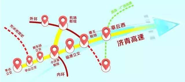 省内第一条四改八的高速路济青高速改扩建已完成40.7%