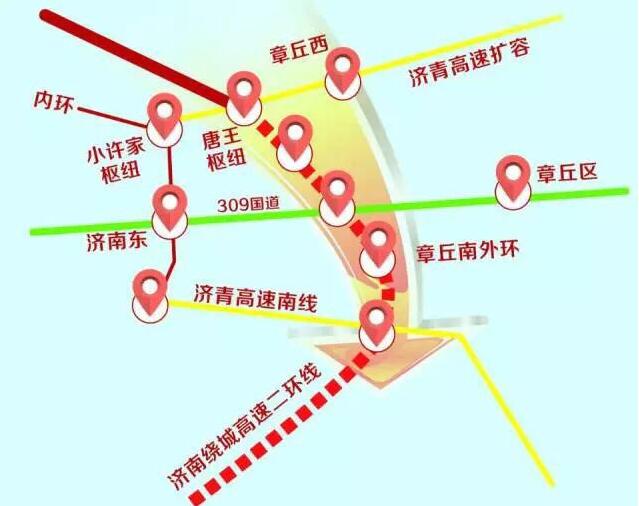 省内第一条四改八的高速路济青高速改扩建已完成40.7%