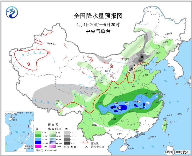 山东今明两天多地有雨!济南的雨后半夜下到次日早晨