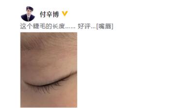 付辛博晒女儿睫毛晋升娱乐圈新任女儿奴 颖儿随声附和