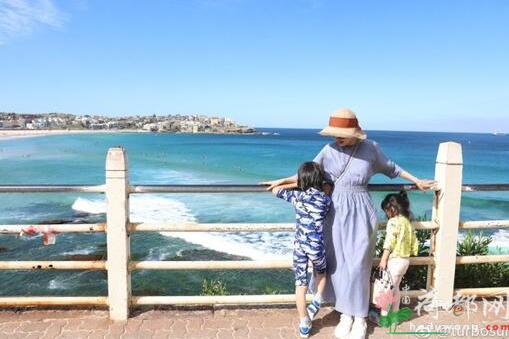 孙俪带一对子女游悉尼 表白孩子:我给了他们生命 他们给了我生命的色彩