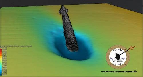希特勒潜艇现身 第三帝国将领乘坐逃跑的德国U-3523潜艇被发现