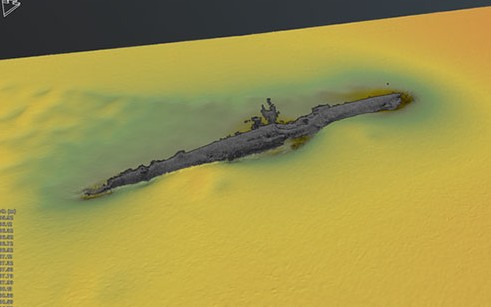 希特勒潜艇现身123米水下 据说有被纳粹分子掠走的黄金珠宝