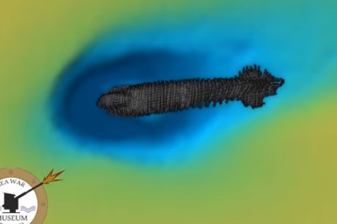 希特勒潜艇现身123米水下 据说有被纳粹分子掠走的黄金珠宝