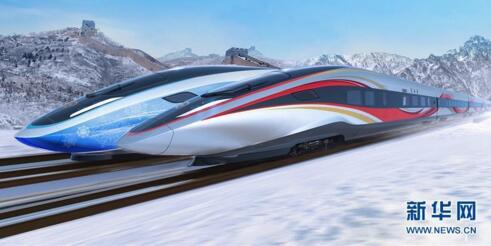 京张高铁外观方案公布 2019年上半年完成调试及试验验证
