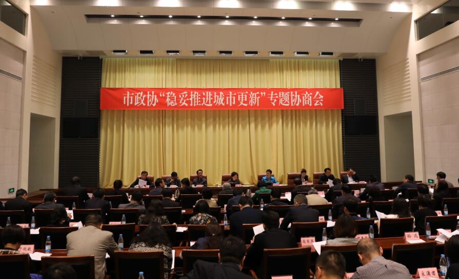 市政协召开“稳妥推进城市更新”专题协商会 雷杰主持会议