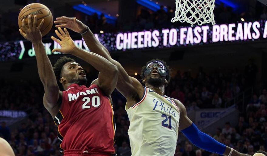 76人淘汰热火 NBA季后赛76人队主场104比91胜迈阿密热火