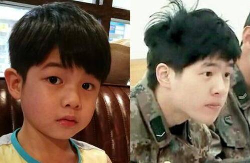 “流量小生”刘昊然童年照曝光 撞脸沙溢的儿子安吉(图)