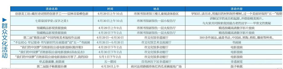 “五一”假期畅游文化之旅 济南这些地方有精彩演出