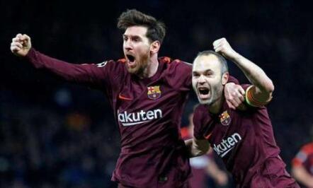 梅西告别伊涅斯塔表达祝福:感谢付出,我们会想念你的!