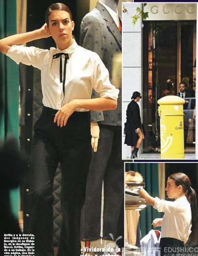 C罗女友晒大钻戒 两人已经组建了六口之家 看来好事将近了！