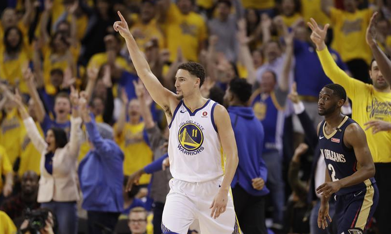 勇士大胜鹈鹕 对手弱的像菜鸡 这次可以大胆吃鸡了