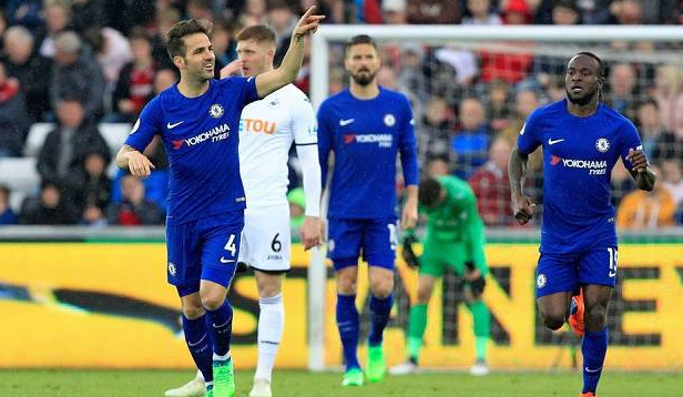 切尔西客胜斯旺西 小法闪击破门攻入致胜一球