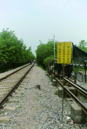 南京警方劝游客勿赴“爱情隧道”：就1条铁路2排树