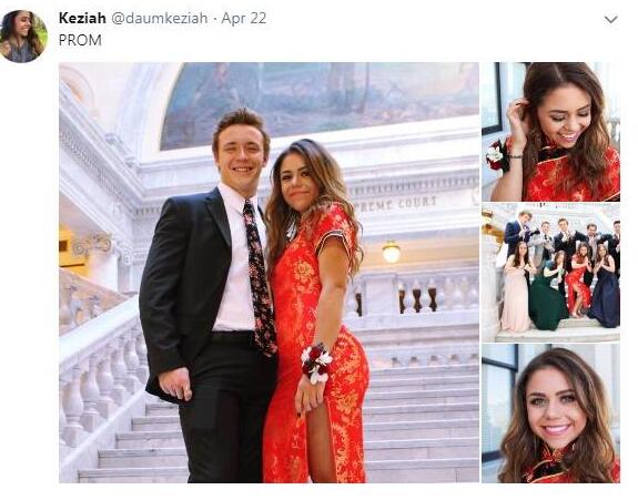 美国女孩穿旗袍在推特上吵翻了！争论双方的气焰不相上下