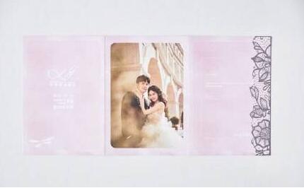 曝付辛博颖儿请柬风格雅致 “香、味、美”一应俱全