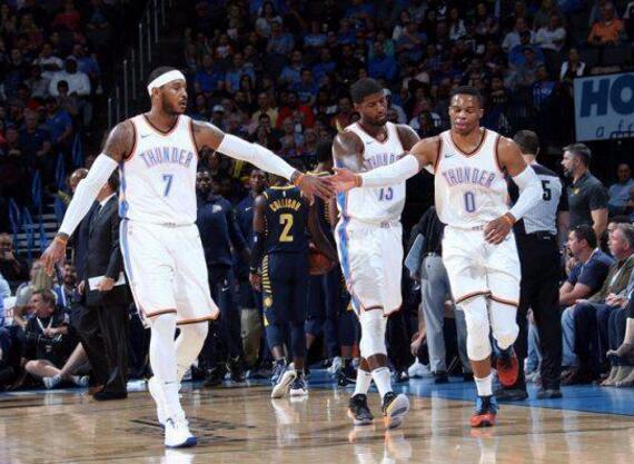 3巨头解体?雷霆主帅确定留任 拥有3个处于巅峰的威少、乔治和亚当斯 