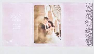 走心了！曝付辛博颖儿请柬太美了 