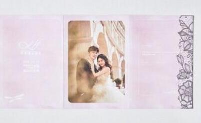 甜蜜?曝付辛博颖儿请柬出现 将办巴厘岛哆啦A梦主题婚礼