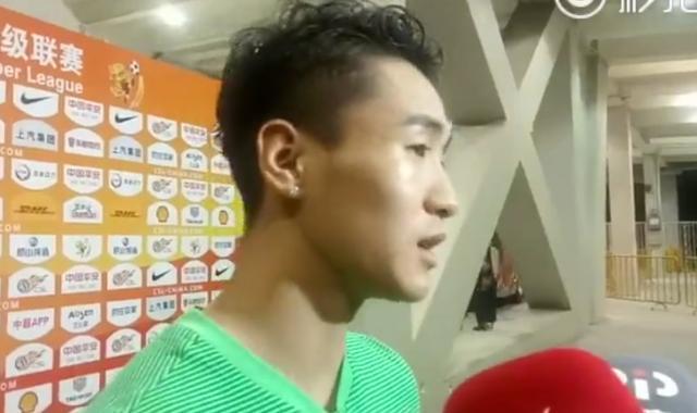 国安2-1逆转上港 韦世豪：面对老东家没有进球也没有什么遗憾