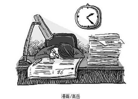 教师通宵批卷猝死家中 做老师的也真该注意身体了