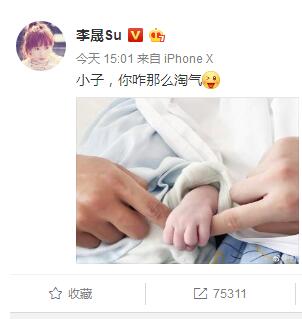 1+1=3！李晟李佳航当爸妈 晒一家三口牵手照升级爸妈!