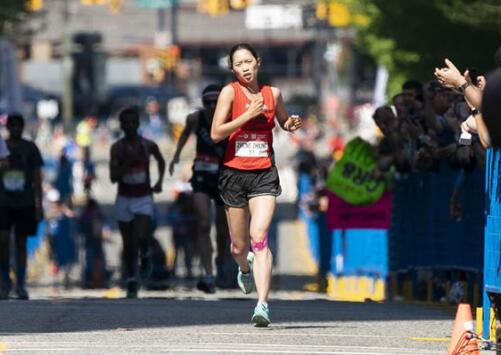中国姑娘V5!郑芝玲夺冠 22岁永嘉女孩仅用时2小时43分50秒成第一人