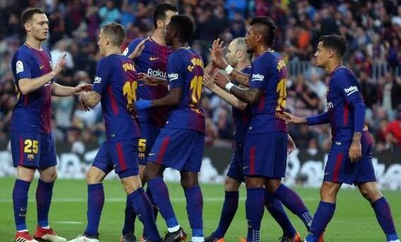 【精彩回放】巴萨5-1黄潜 西莱森时隔20个月再代表巴萨联赛中出场