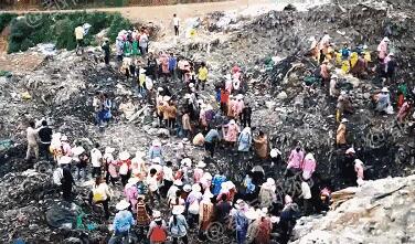 什么人在操纵？村民垃圾场挖冻肉销售 腐败坏肉上餐桌