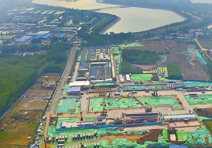 穿黄隧道目前北岸始发 首台大盾构机年底下线 2019年5月始发