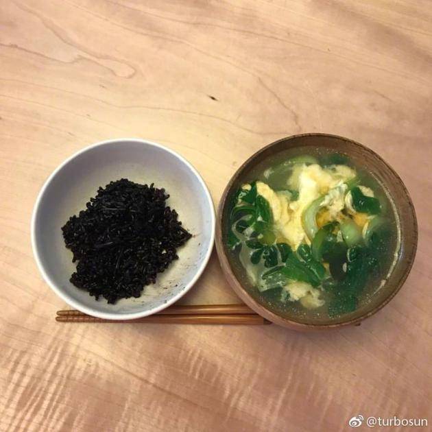 孙俪晒素食午餐 网友心疼：终于知道为什么自己那么胖了