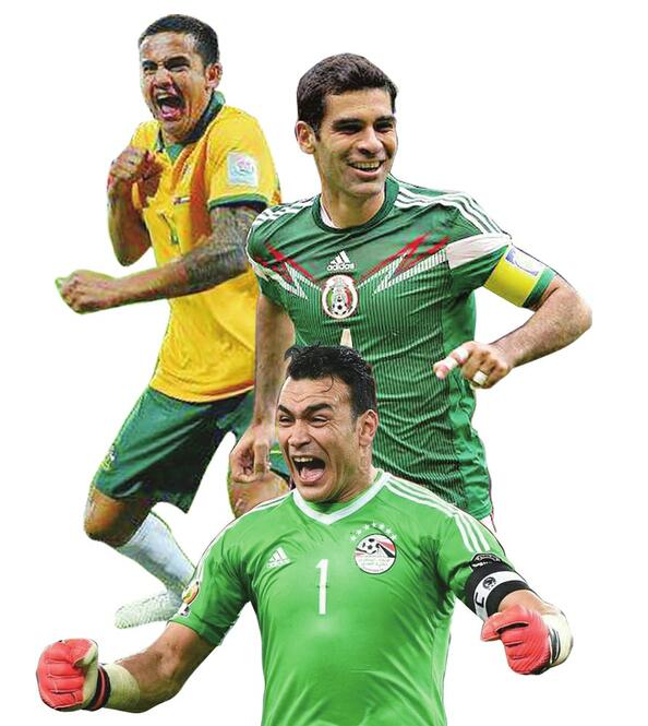 俄罗斯世界杯上的老炮们！这几位70后不服老 今夏期待完美谢幕