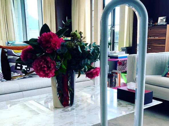 豪宅亮了!甘比晒礼物照 500亿女首富1.8亿豪宅内景曝光