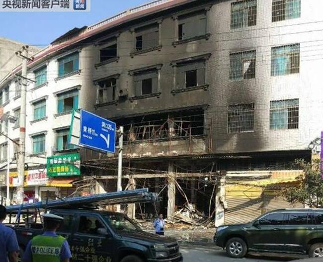 湖南邵阳民房发生火灾 造成5人死亡 消防人员