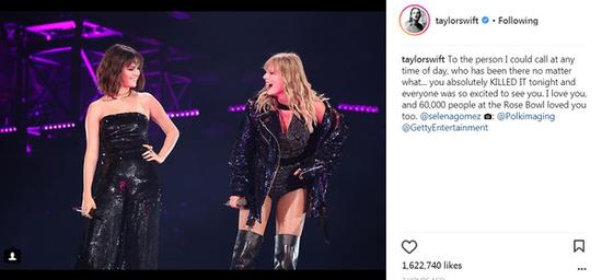 言归于好?赛琳娜告白霉霉 Reputation巡演六万观众尖叫连连