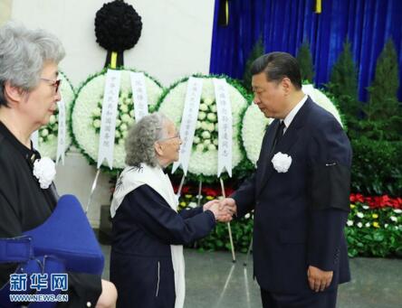孙孚凌同志遗体在京火化 习近平等到八宝山革命公墓送别