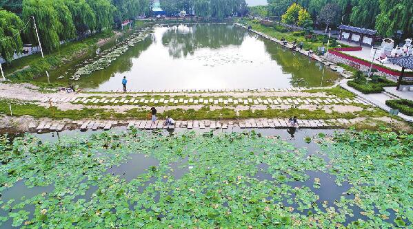 济南张养浩墓公园草木繁盛 修缮保护持续投入让传统文化枝繁叶茂