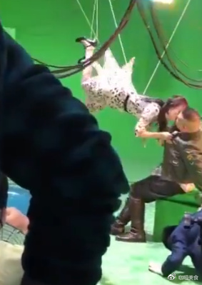 辣眼睛!佟丽娅岳云鹏吻戏 丫丫拍完用手背狂擦嘴