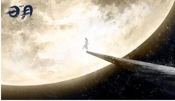 日月曝热巴庆生图 热巴版嫦娥身着纱裙姿态轻盈神秘感十足