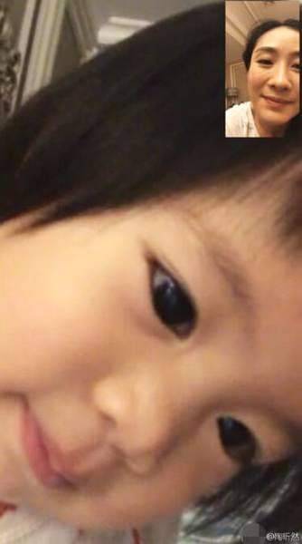 萌翻了！陶昕然女儿正面照曝光 皮肤细嫩唇形漂亮将来一定是个美女