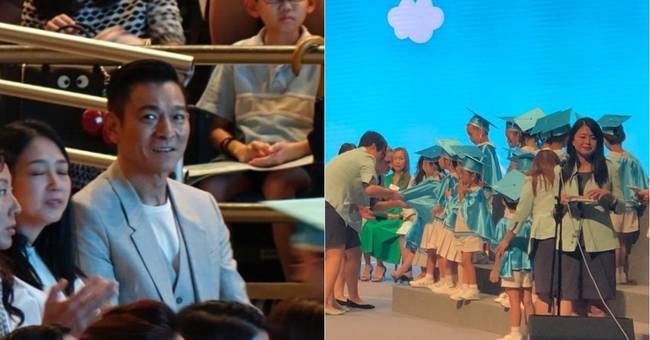 刘家有女初长成！刘德华女儿毕业礼 朱丽倩疑有身孕小腹凸出