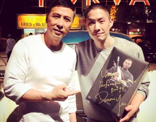 吴建豪甄子丹合影 “追星赢家”已加盟《叶问4》的拍摄