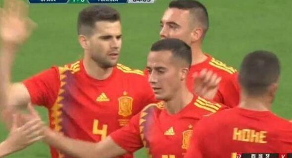 俄罗斯世界杯热身赛:西班牙VS突尼斯 豪门强队