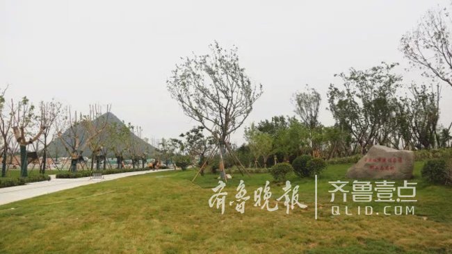 华山湿地公园园林一期完成近半 三圈环湖路已现雏形