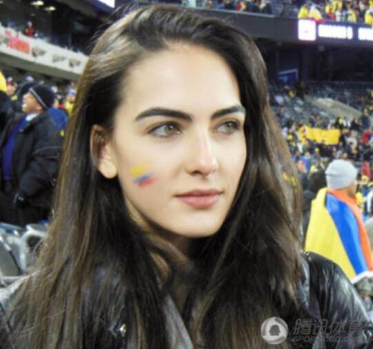 2018俄罗斯世界杯第一美女:哥伦比亚名模Dan